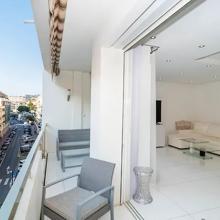 Croisette 1 Mn 2 Bedroom W/ Terrace Olam דירה